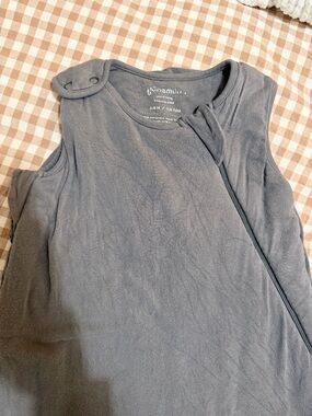 Gunamuna Grey Sleeveless Baby Sleep Sack